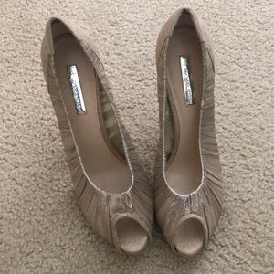 H by Halston Peeptoe Heels, size 8.5